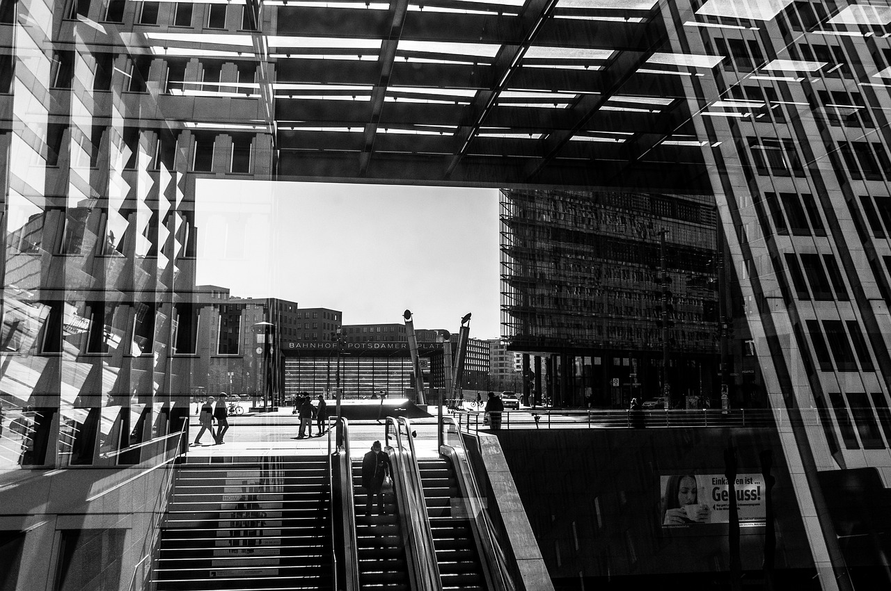 building, architecture, stairs